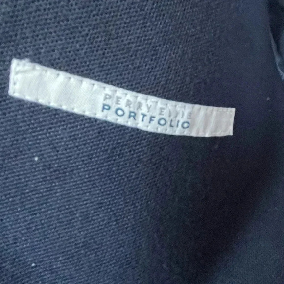 PERRY ELLIS PORTFOLIO SLIM FIT NAVY BLUE WOOLBLEND KIDS BLAZER XL - Picture 7 of 16